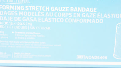Medline NON25498 Conforming Stretch Gauze Bandage 4 x 75inch Relaxed - Box of 12